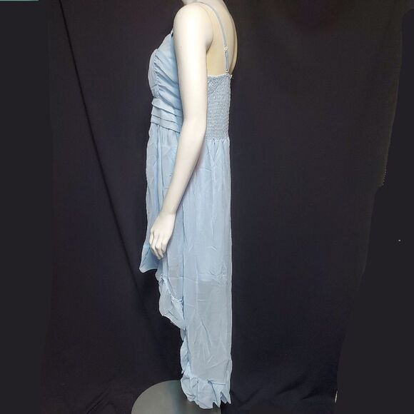Angela Blue High Low Dress (XL) - Picture 3 of 5